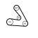 Juego de correas trapezoidales poli V 6PK1270K1 Contitech, Miniatura 3