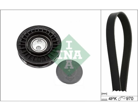 Juego de correas trapezoidales poli V