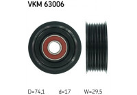 Polea tensora VKM 63006 SKF