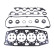 Juego de juntas, culata ADC46261 Blue Print