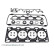 Juego de juntas, culata ADC46285 Blue Print, Miniatura 2