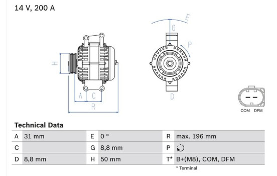 Dinamo 4749 Bosch, Imagen 2
