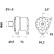 Alternador Fiat 65A, Miniatura 3