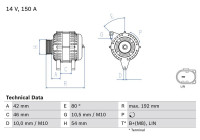 ALTERNAR 8423 Bosch