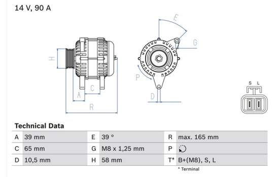 Dinamo 4268 Bosch, Imagen 2