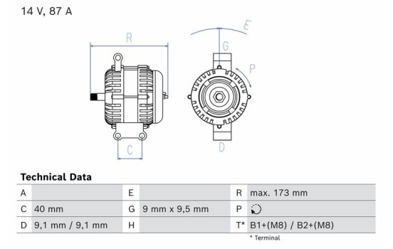 Dinamo 4272 Bosch, Imagen 3
