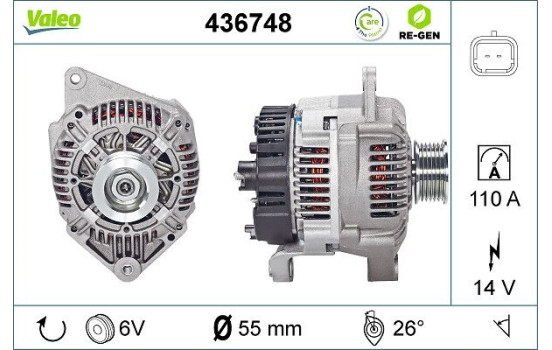 Dinamo 436748 Valeo, Imagen 2