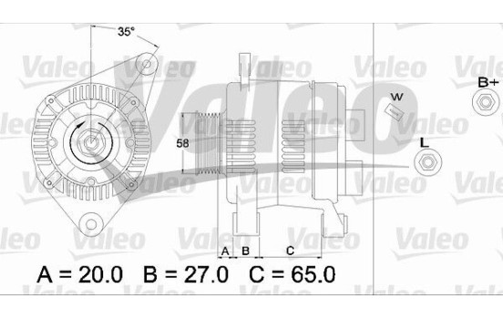 Dinamo 437198 Valeo, Imagen 2