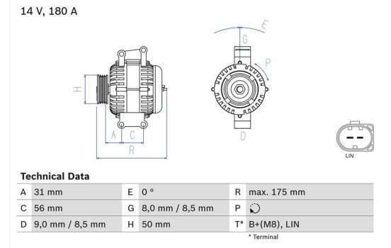 Dinamo 4845 Bosch, Imagen 2