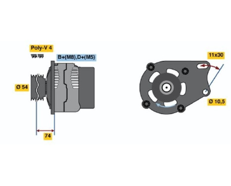 Dinamo 4863 Bosch