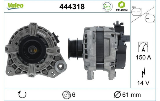 Dinamo / Alternador 444318 Valeo, Imagen 5