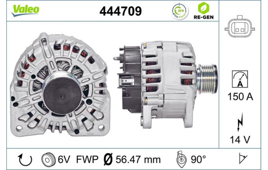 Dinamo / Alternador 444709 Valeo, Imagen 5