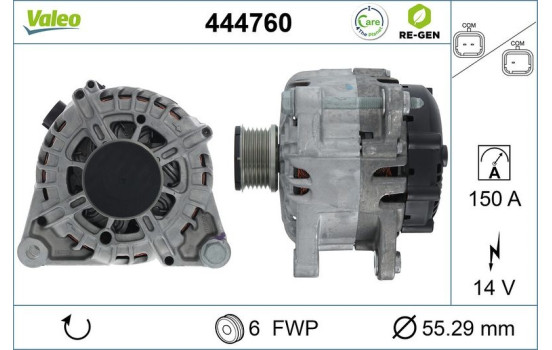 Dinamo / Alternador 444760 Valeo, Imagen 5