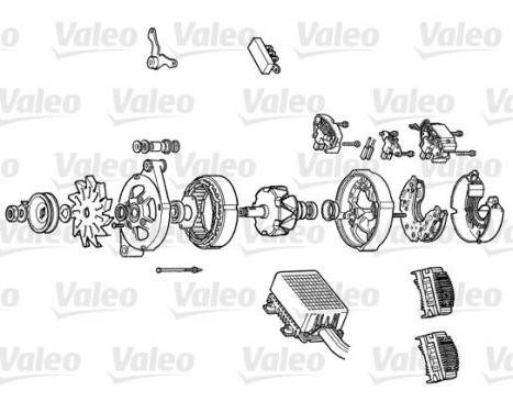 Dinamo / Alternador A14N156 Valeo
