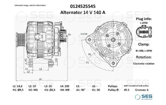 Dinamo Audi / Volkswagen / Seat 140A