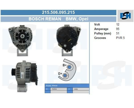 Dinamo Bosch BMW 215.506.095.215
