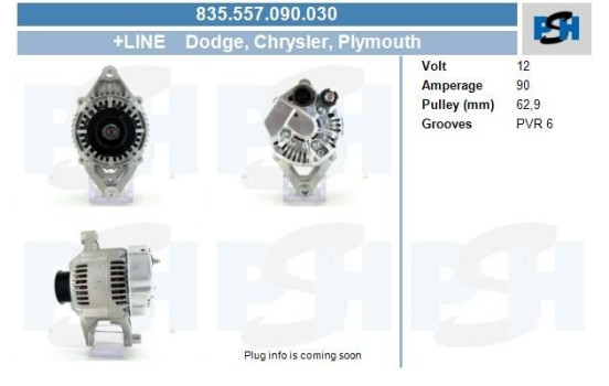 Dinamo Chrysler 90A 835.557.090.030 PlusLine, Imagen 4