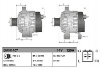 Dinamo DAN1407 Denso
