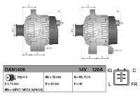 Dinamo DAN1408 Denso