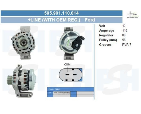 Dinamo Ford 110A 595.901.110.014 PlusLine