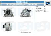 Dinamo Ford 80A 595.550.080.024 PlusLine