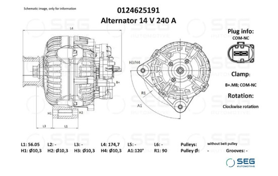 Dinamo John Deere 240A, Imagen 6