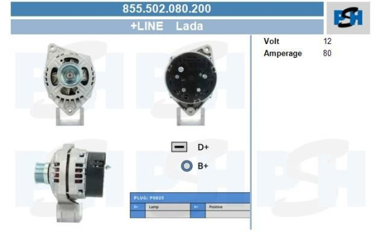 Dinamo Lada 80A 855.502.080.200 PlusLine, Imagen 5