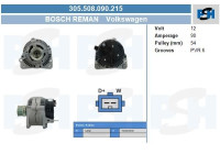 Dinamo Volkswagen 90A 305.508.090.215 Bosch