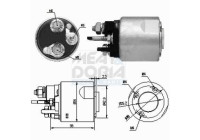 Interruptor de solenoide, motor de arranque