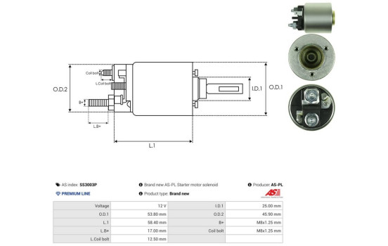 Interruptor de solenoide, motor de arranque, Imagen 4