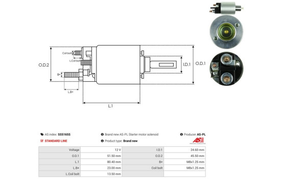 Interruptor de solenoide, motor de arranque, Imagen 4