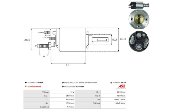 Interruptor de solenoide, motor de arranque, Imagen 4