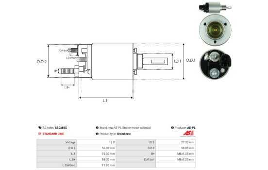 Interruptor de solenoide, motor de arranque, Imagen 4