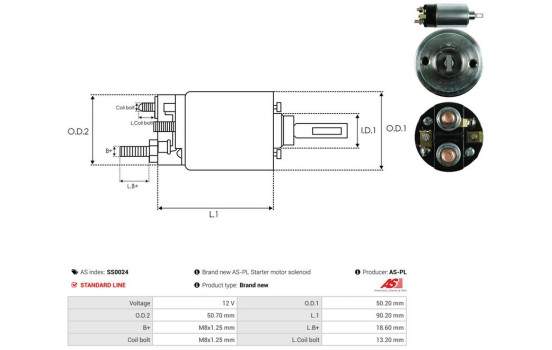Interruptor de solenoide, motor de arranque, Imagen 4