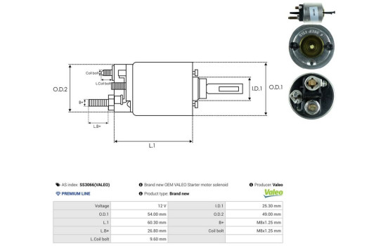 Interruptor de solenoide, motor de arranque, Imagen 4
