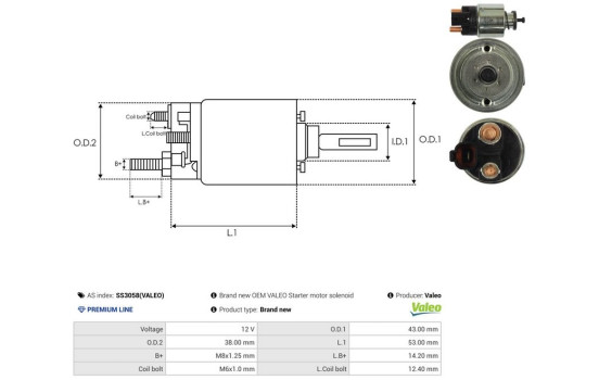 Interruptor de solenoide, motor de arranque, Imagen 4