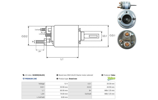 Interruptor de solenoide, motor de arranque, Imagen 4