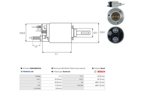 Interruptor de solenoide, motor de arranque, Imagen 4