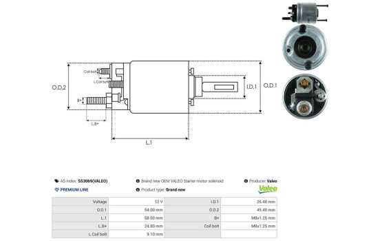 Interruptor de solenoide, motor de arranque, Imagen 4