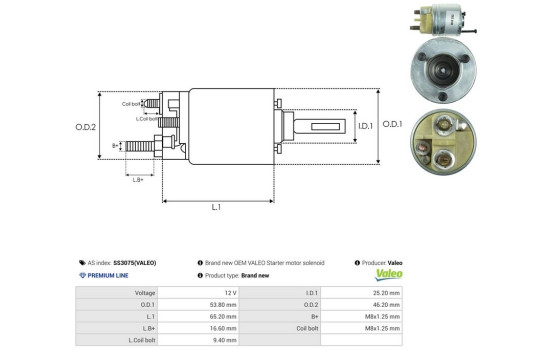 Interruptor de solenoide, motor de arranque, Imagen 4