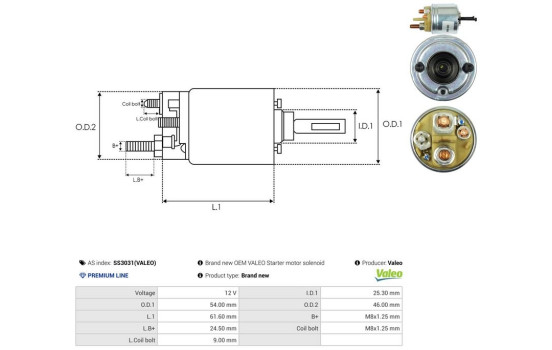 Interruptor de solenoide, motor de arranque, Imagen 4