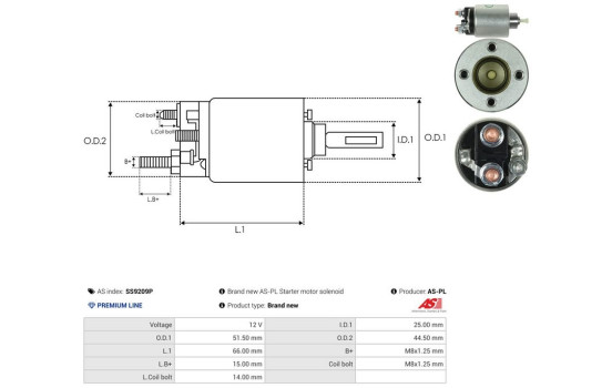 Interruptor de solenoide, motor de arranque, Imagen 4