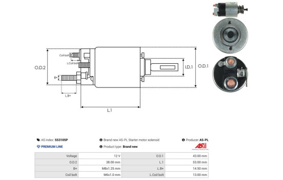 Interruptor de solenoide, motor de arranque, Imagen 4