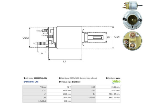 Interruptor de solenoide, motor de arranque, Imagen 4