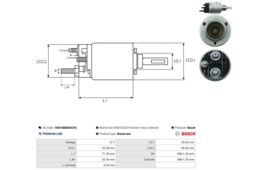 Interruptor de solenoide, motor de arranque, Imagen 4