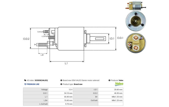 Interruptor de solenoide, motor de arranque, Imagen 4