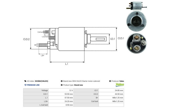 Interruptor de solenoide, motor de arranque, Imagen 4