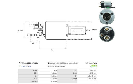Interruptor de solenoide, motor de arranque, Imagen 4