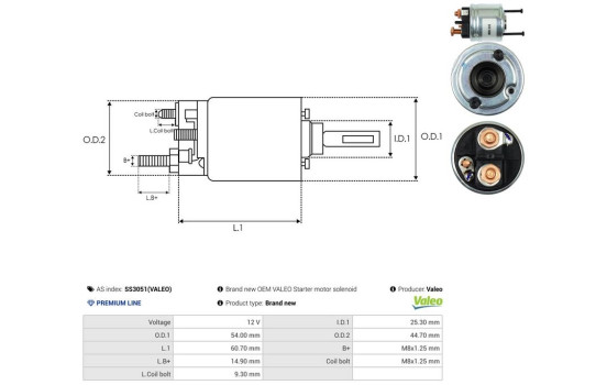 Interruptor de solenoide, motor de arranque, Imagen 4