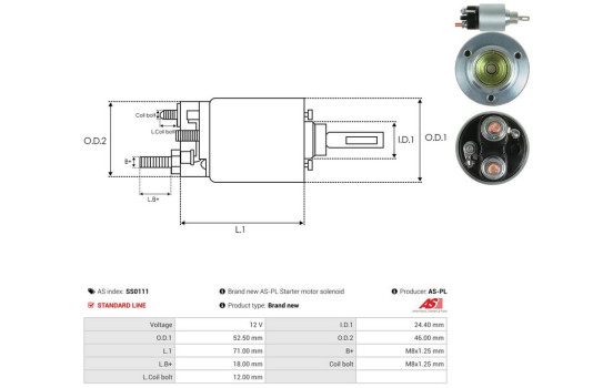 Interruptor de solenoide, motor de arranque, Imagen 4
